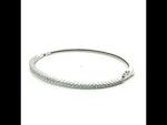 Load and play video in Gallery viewer, 925 Sterling Silver Diamond Style Tennis Bracelet for Women