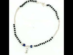 Load and play video in Gallery viewer, Premium Evil Eye Anklet for Women in 925 Silver