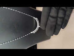 Load and play video in Gallery viewer, Stylish Mangalsutra in 925 Sterling Silver Rhodium Plated 18 inches